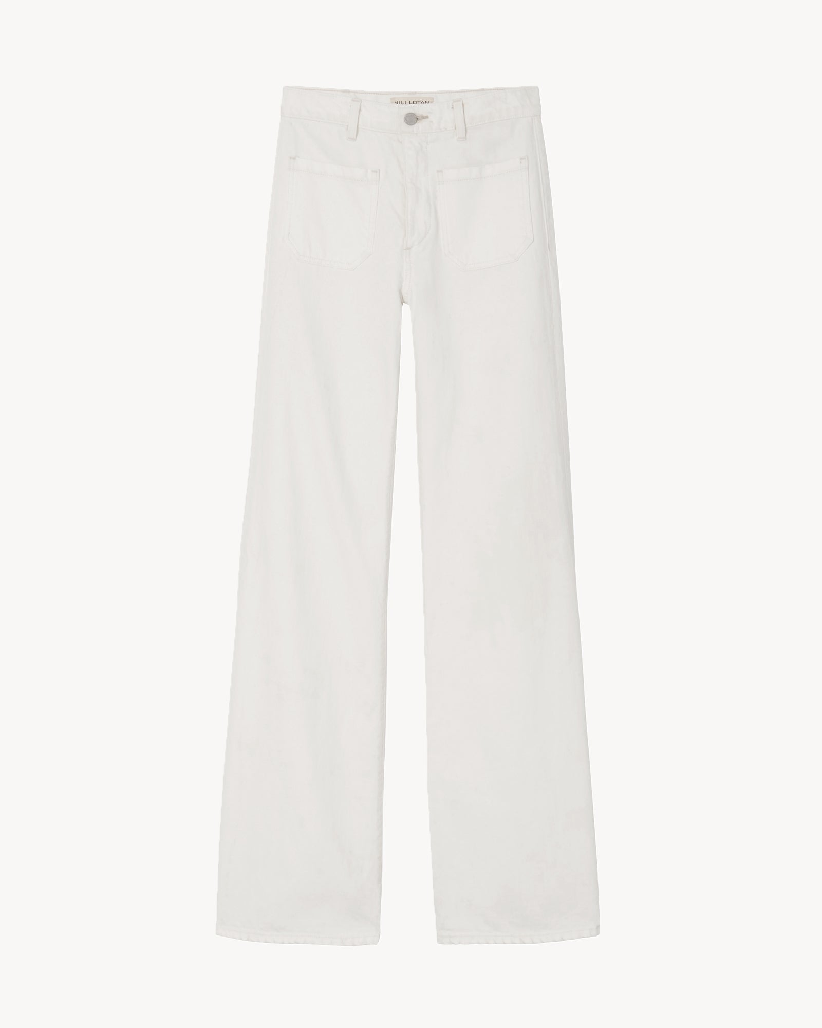 Nili Lotan Cream Florence Jean In Cream Wash | ModeSens