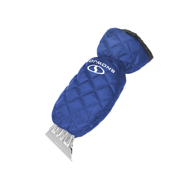 Snow Joe SJEG02M | Polar Fleece Lined Mitt With Built-In Ice Scraper | Waterproof | Heavy-Duty Ice Scraper