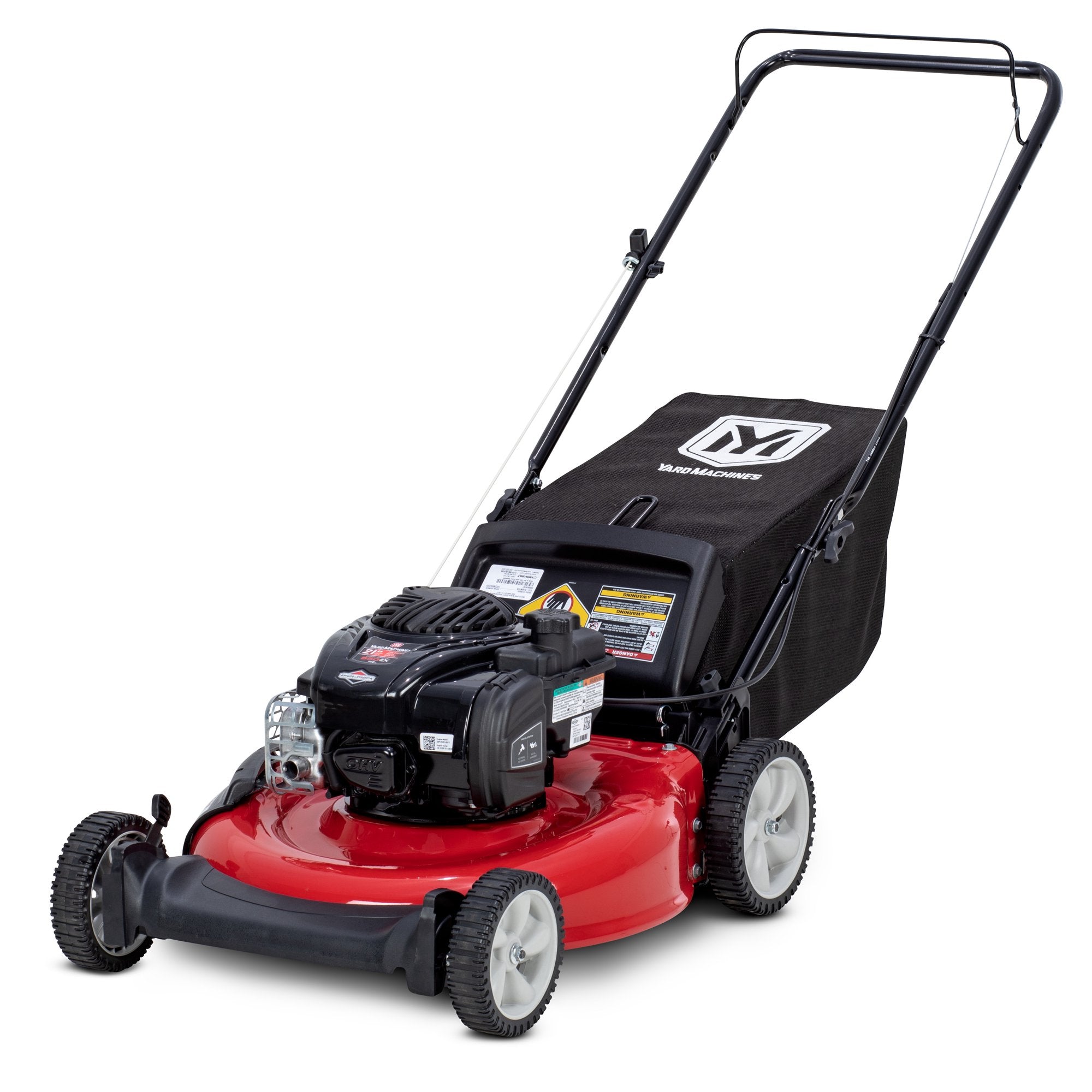 Restored Scratch and Dent Yard Machines 21-in Walk Behind Push Lawn Mower With 140cc Briggs & Stratton Gas Powered Engine (Refurbished)