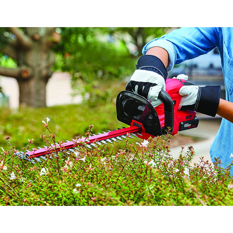 Restored Hyper Tough 20V Max 22-inch Cordless Hedge Trimmer, HT19-401-003-09 (Refurbished)