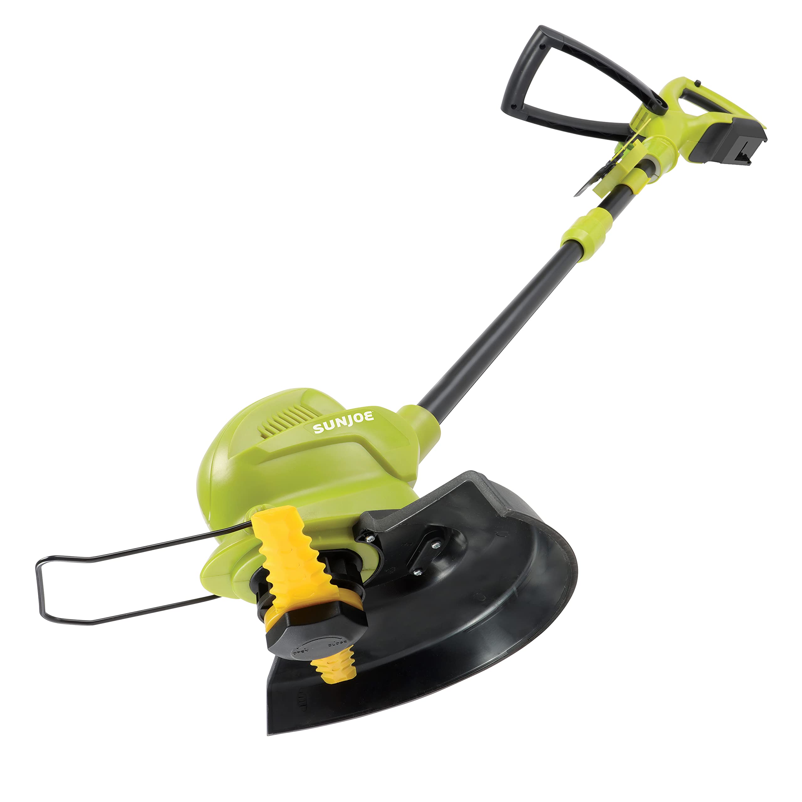 Restored Sun Joe 24V-SB10-CT 24V iON+ 10-in. 2.0Ah Cordless SharperBlade Stringless Lawn Trimmer, Tool Only (Refurbished)