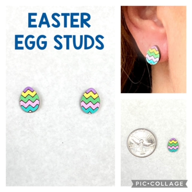 Easter Egg Stud Earrings