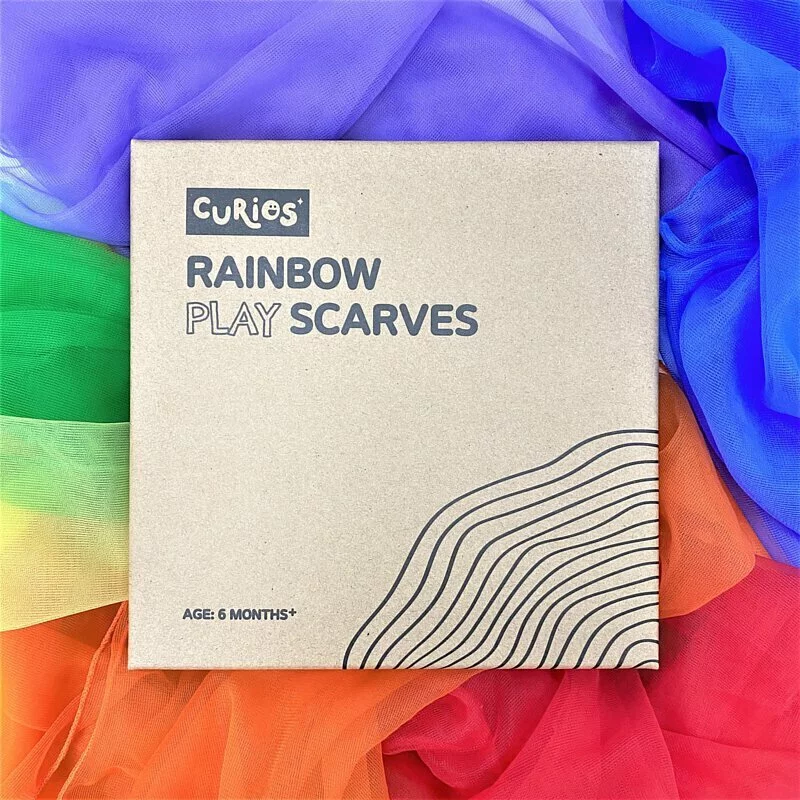 Curios Rainbow Play Scarves 彩虹絲巾套裝