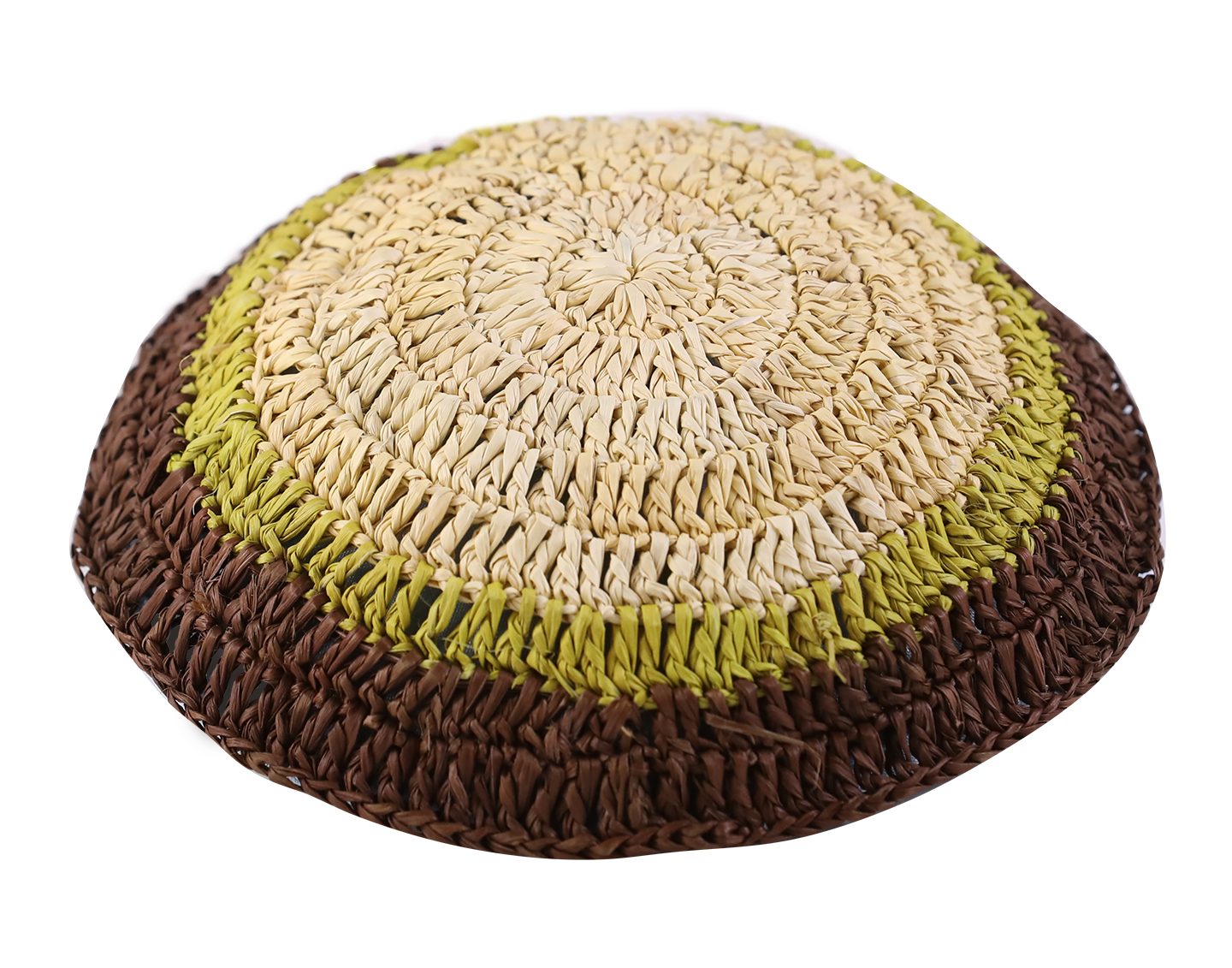 Straw Crochet Punto Kippot