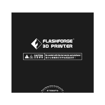 Flashforge 5 Pieces Build Plate Sticker for Flashforge Adventurer 3 | 3 Lite | 3C 3D Printer