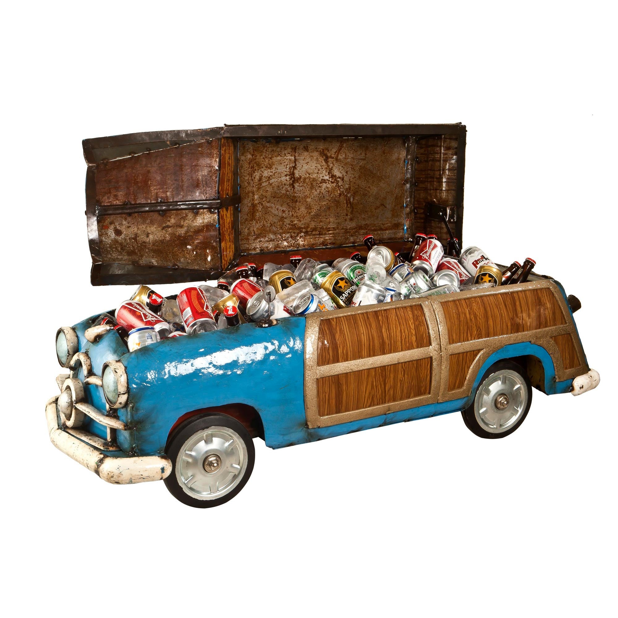The Woody Beverage Cooler - Red