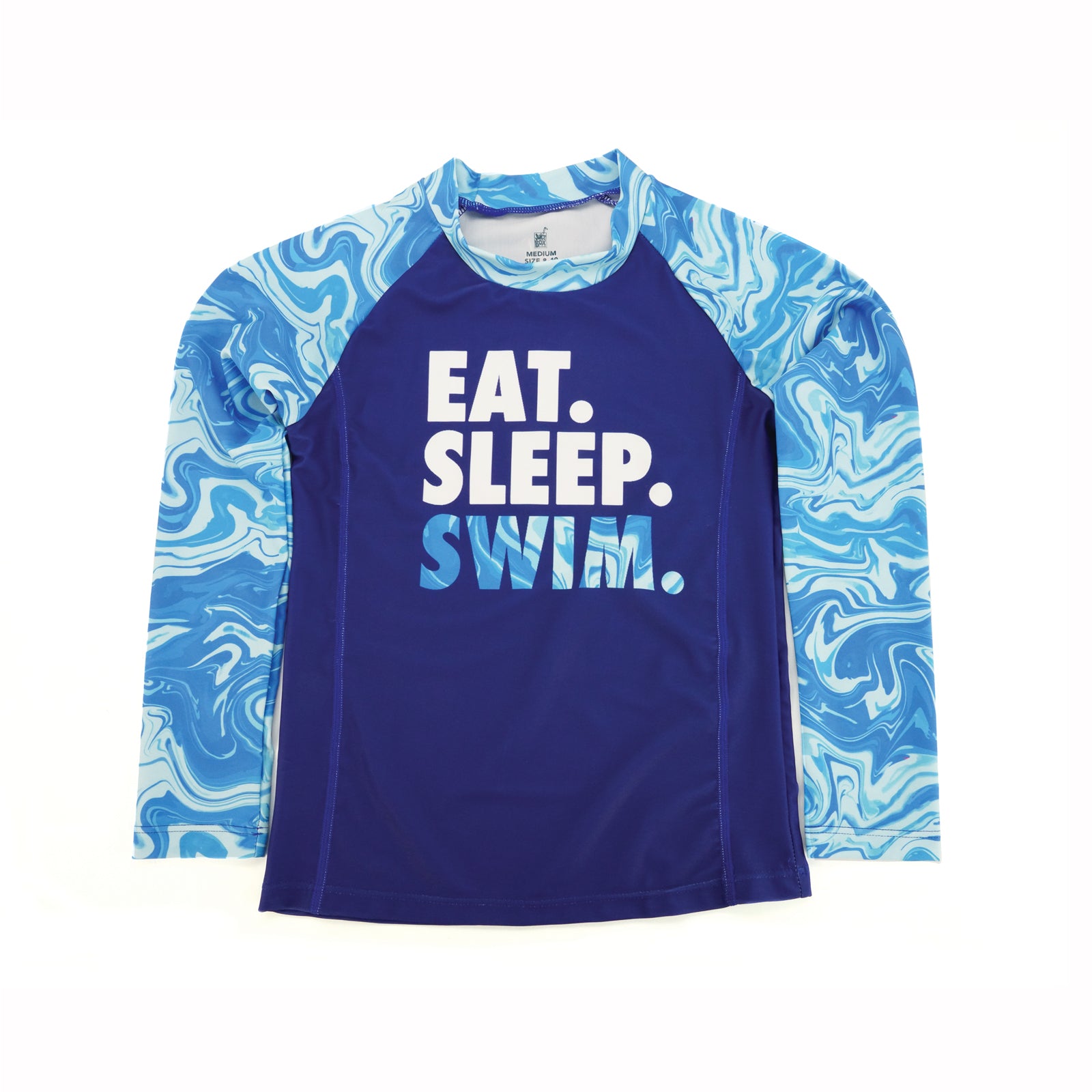 Boy Rash Guard Eat Sleep Swim