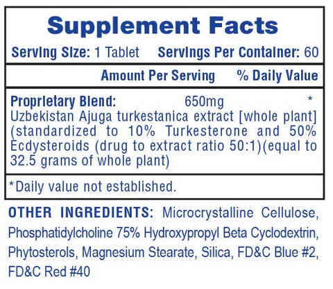 Hi Tech Turkesterone 650 (60 Tabs)