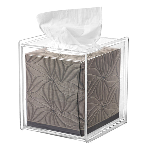 Clear Acrylic Tissue Box Cover, Square