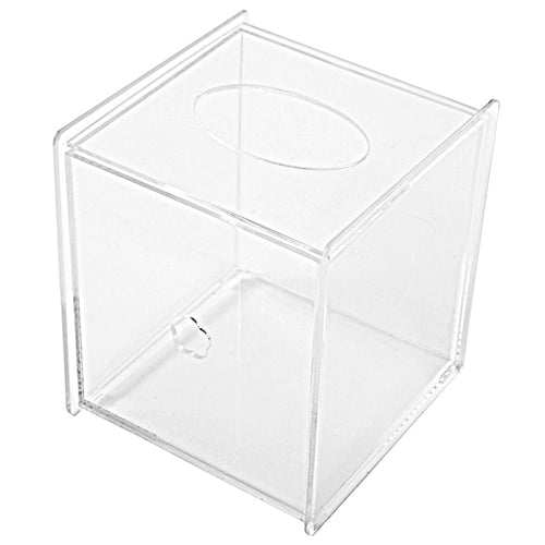 Clear Acrylic Tissue Box Cover, Square