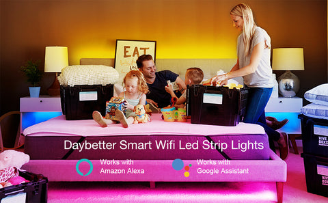 DAYBETTER Smart WiFi Tuya App Controlled Led Strip Lights