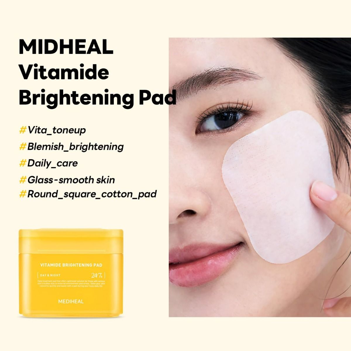 MEDIHEAL Vitamide Brightening Pad 100 Pads