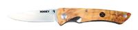 Hooey Maple Burl Liner Lock Thumb Stud Folders Knife