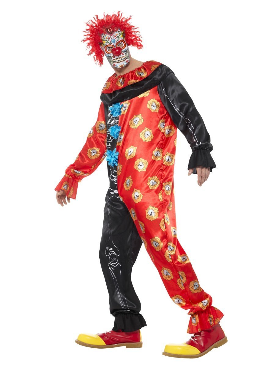 Deluxe Day of the Dead Clown Costume - GetLoveMall cheap products ...