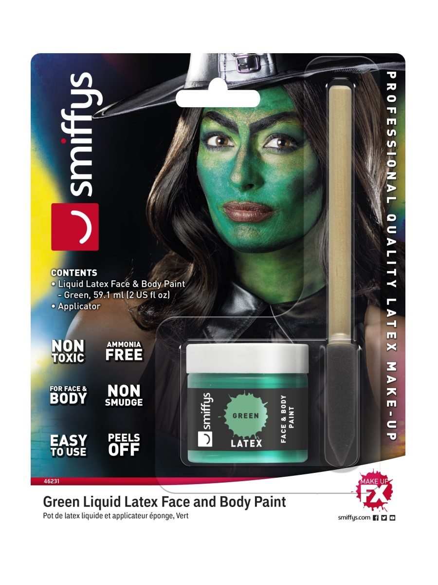 Liquid Latex Pot & Sponge Applicator, Green GetLoveMall cheap