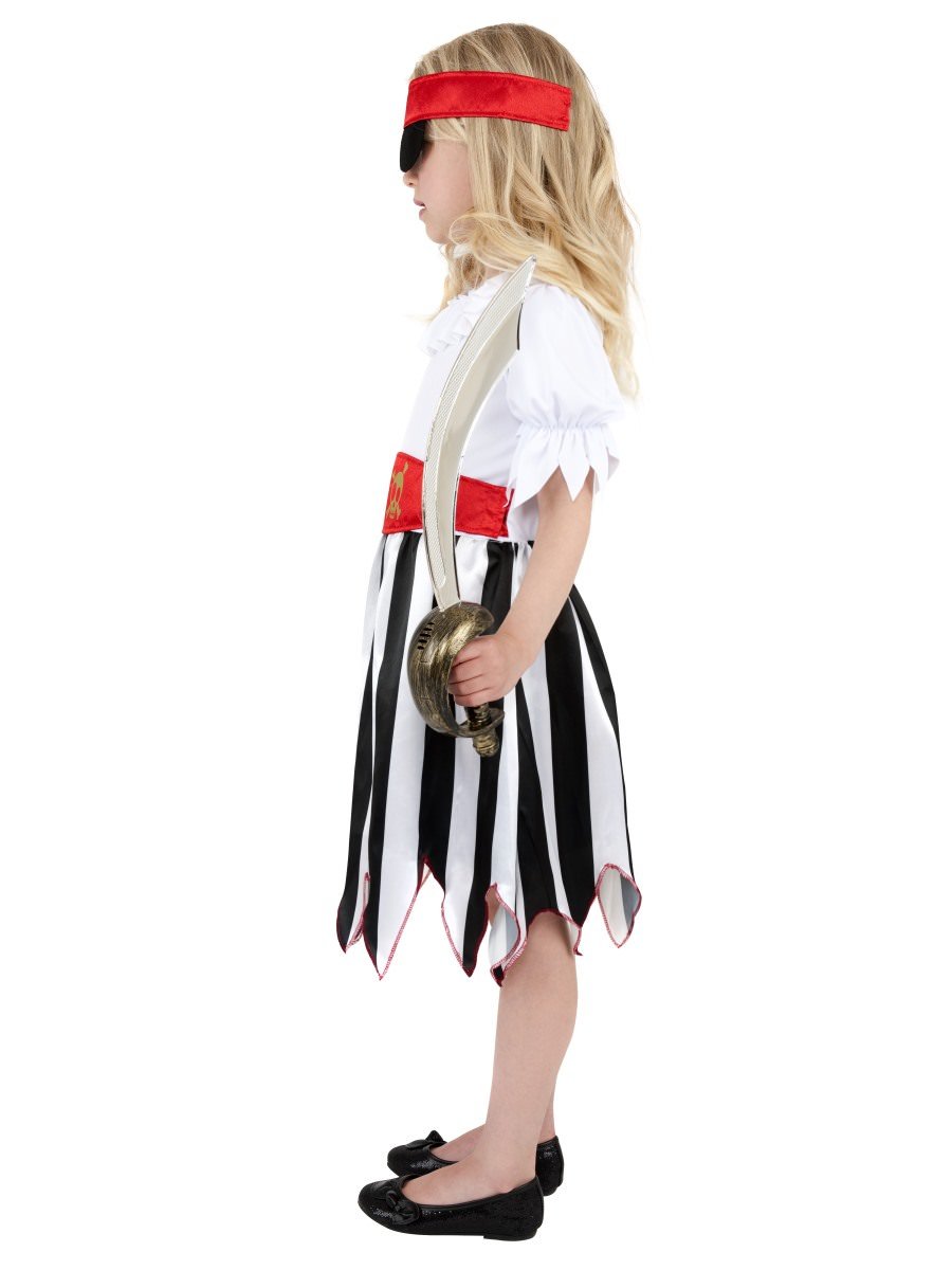 Pirate Girl Costume, Black & White GetLoveMall cheap products