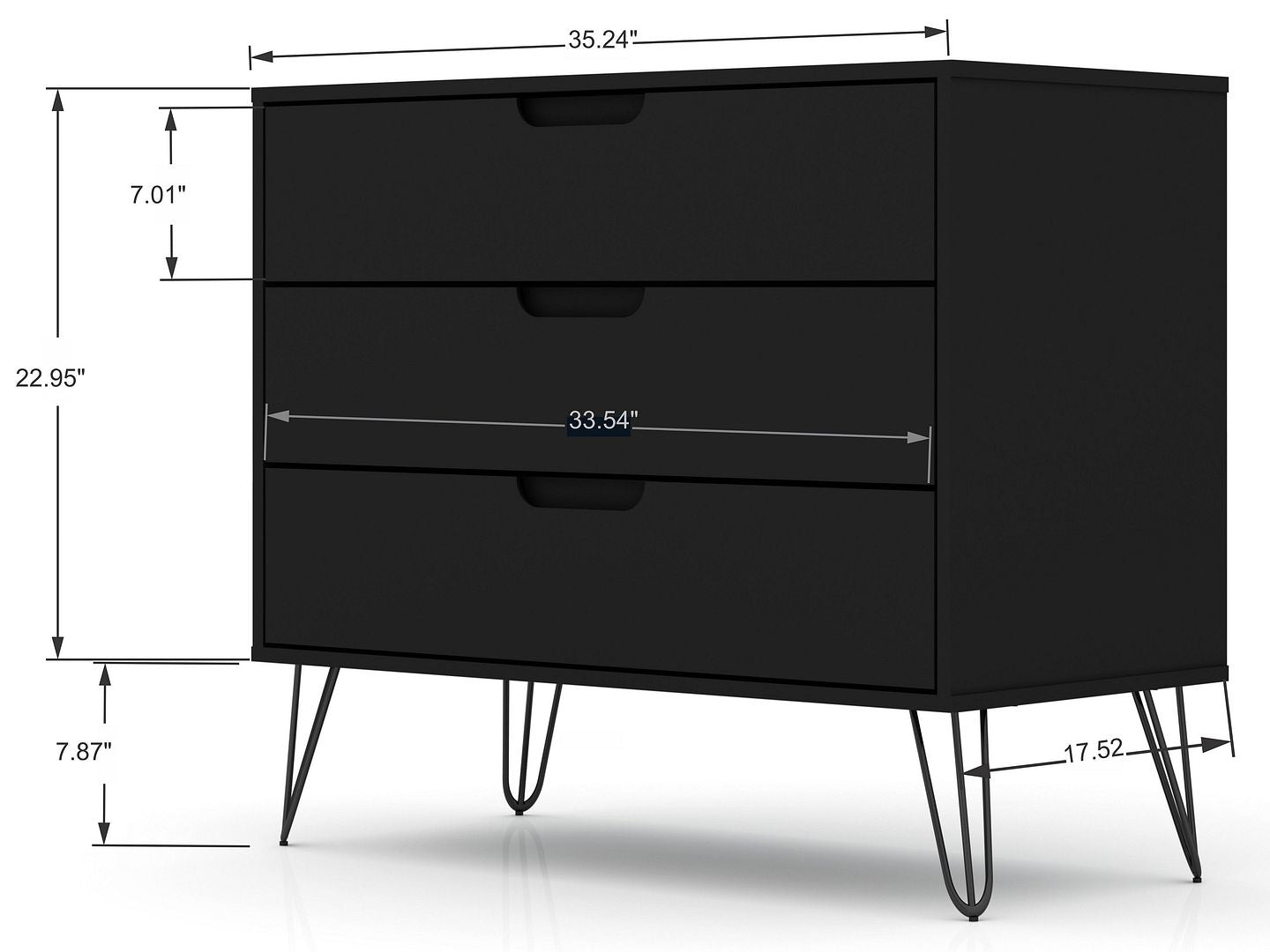 Rockefeller 4-Piece TV Stand Living Room Set