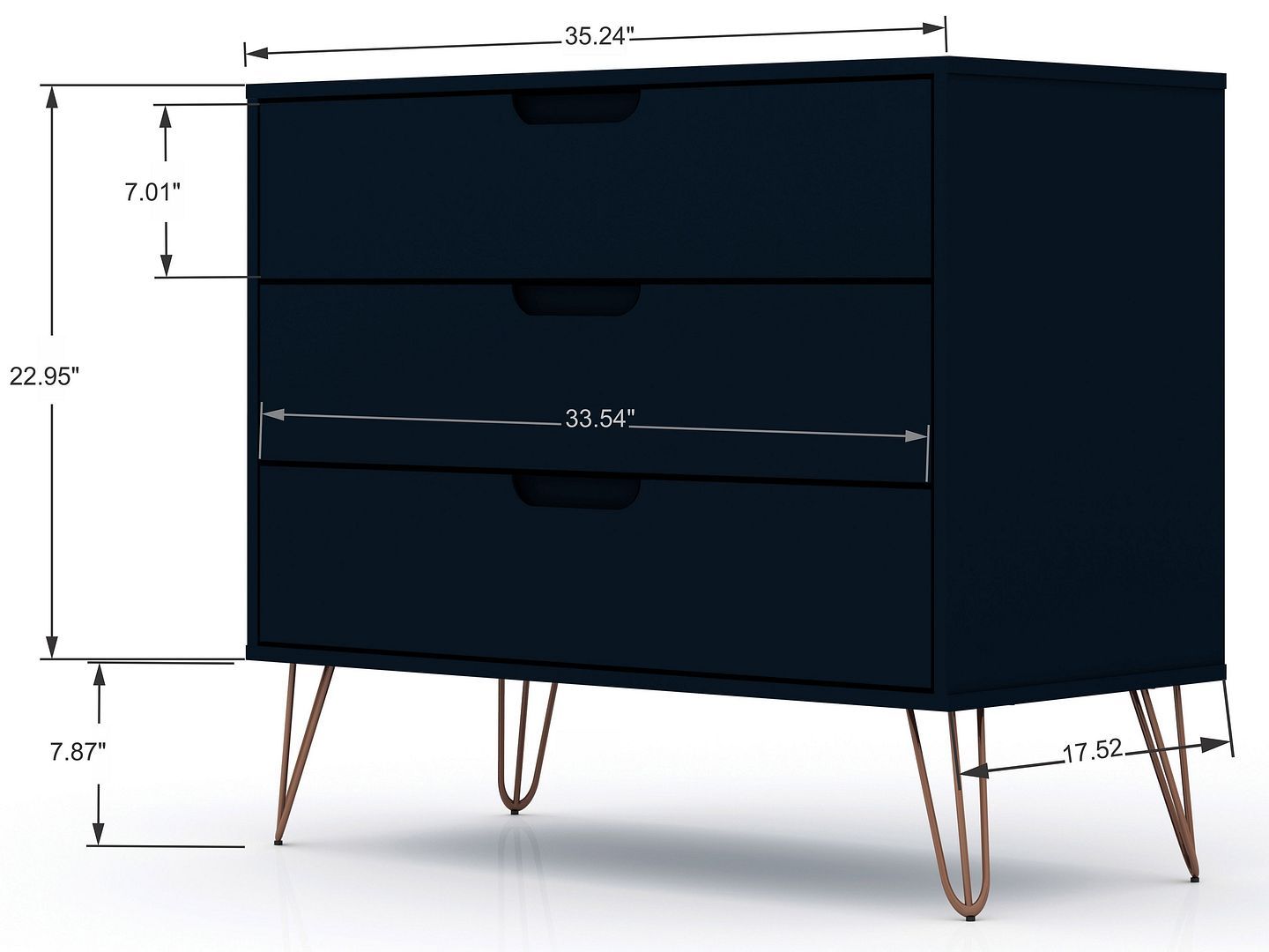 Rockefeller 4-Piece TV Stand Living Room Set