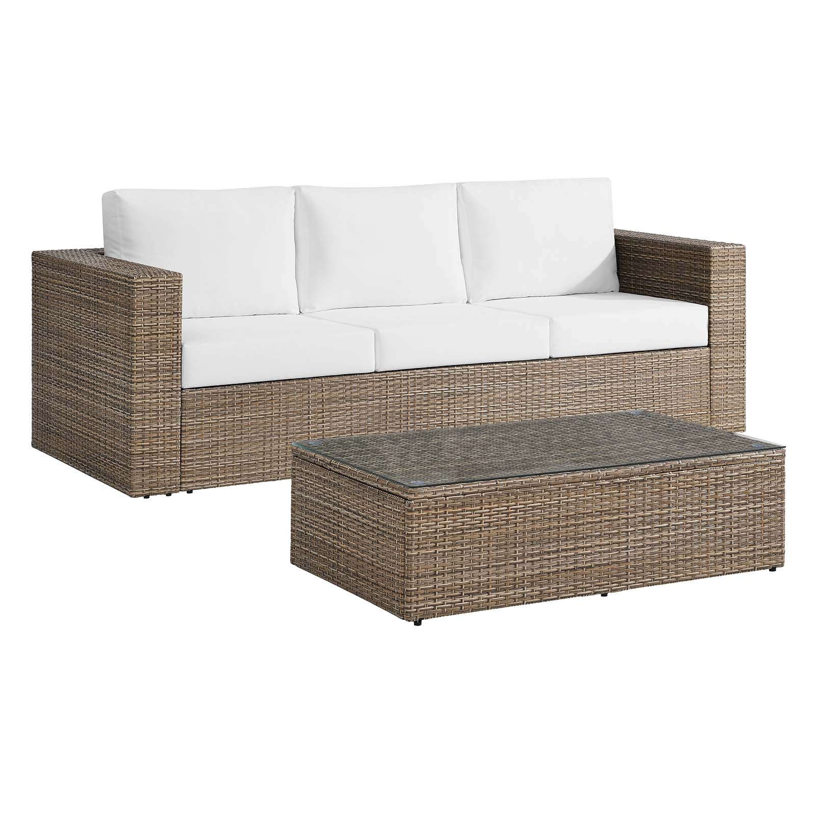 Convene Outdoor Patio Outdoor Patio 2-Piece Furniture Set