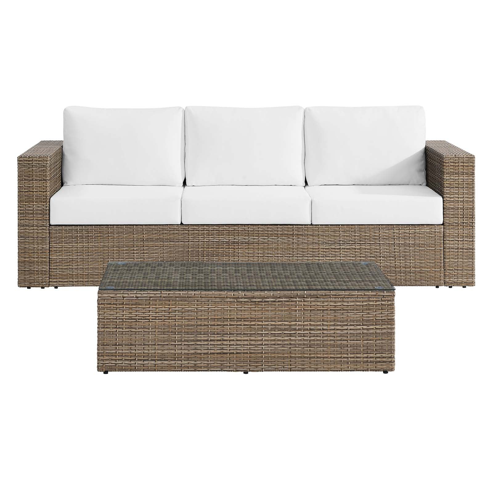 Convene Outdoor Patio Outdoor Patio 2-Piece Furniture Set