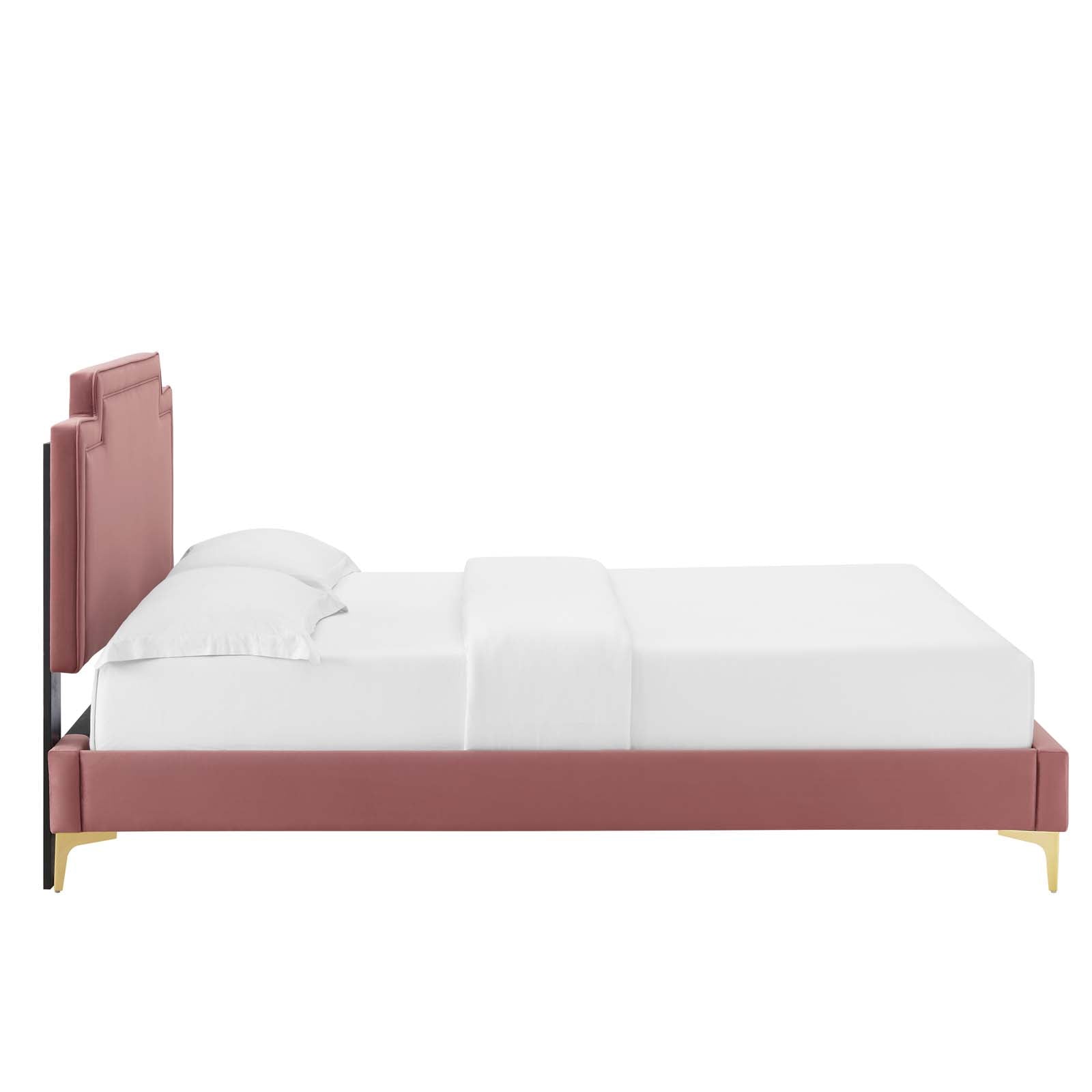 Liva Performance Velvet King Bed