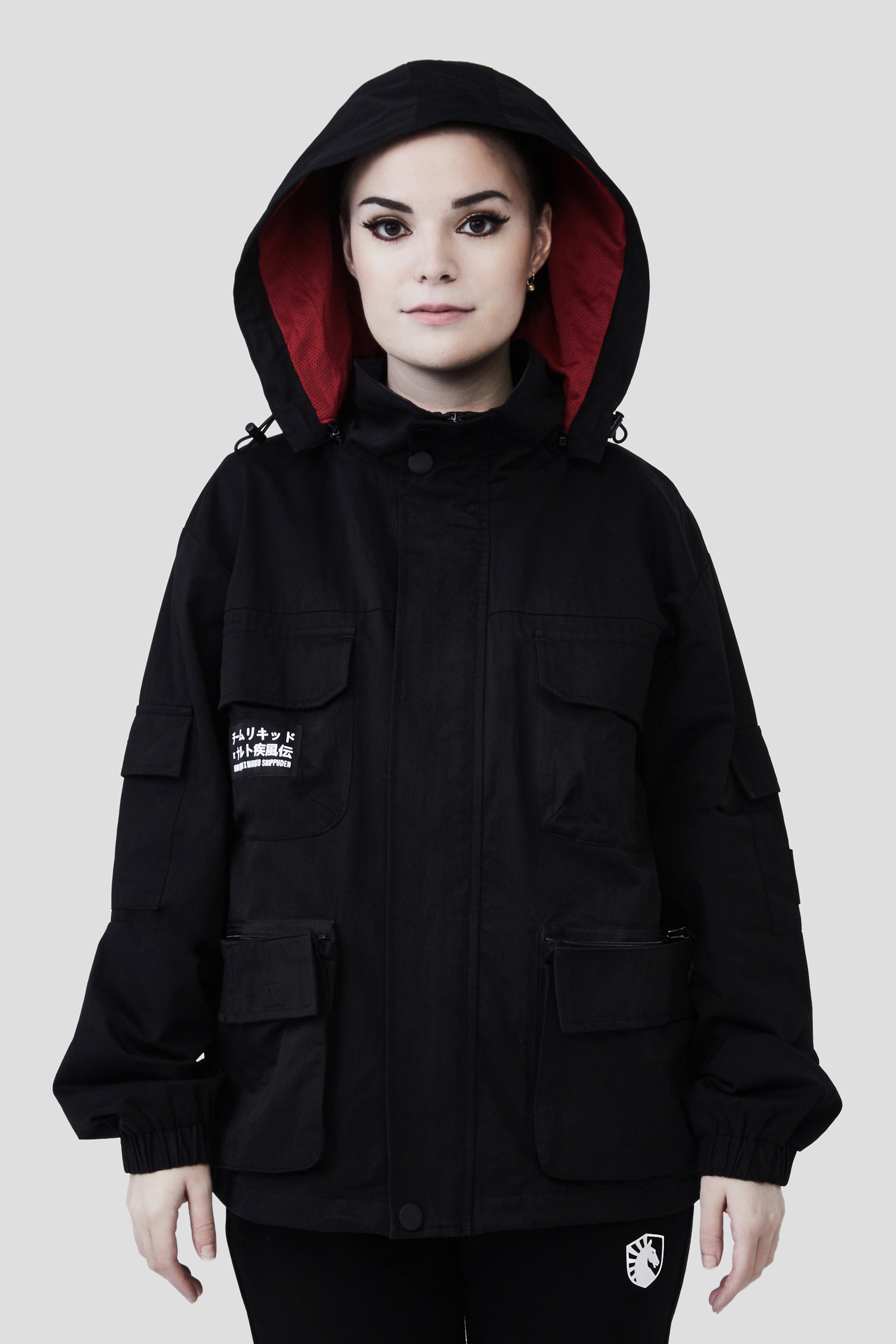 LIQUID X NARUTO AKATSUKI TSUKUYOMI ITACHI PACKABLE TECH JACKET