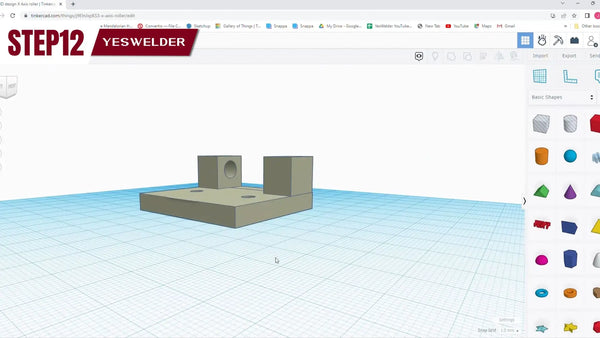 Adjusting by implementing a 3D printed bearing potter and railing for stability.