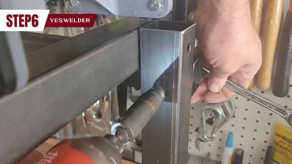 Cutting and grinding framing components, marking and drilling assembly holes.