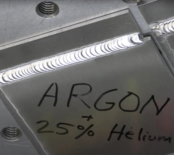 tig welding aluminum with helium and argon