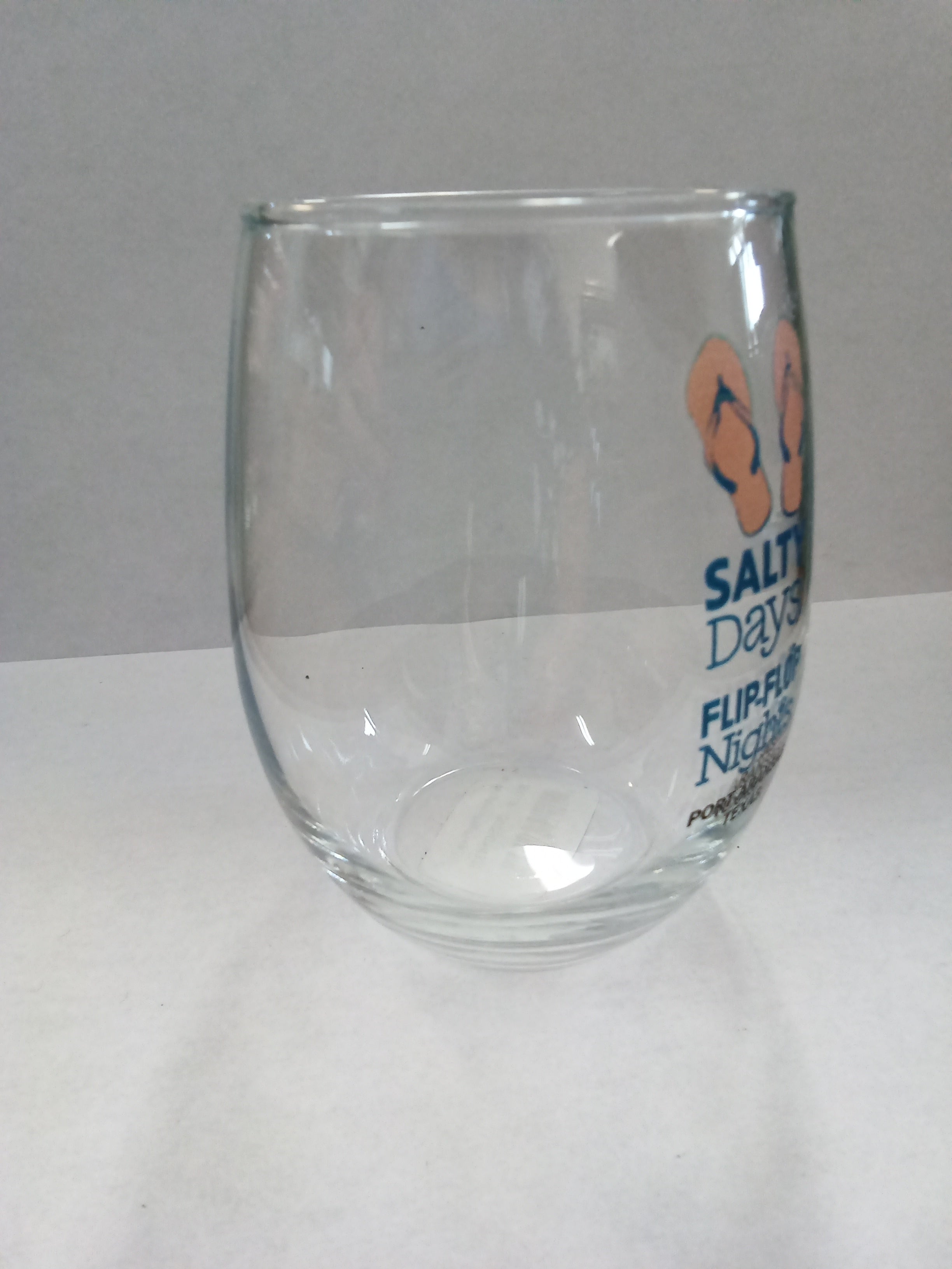 Port Aransas Stemless Wine Glass