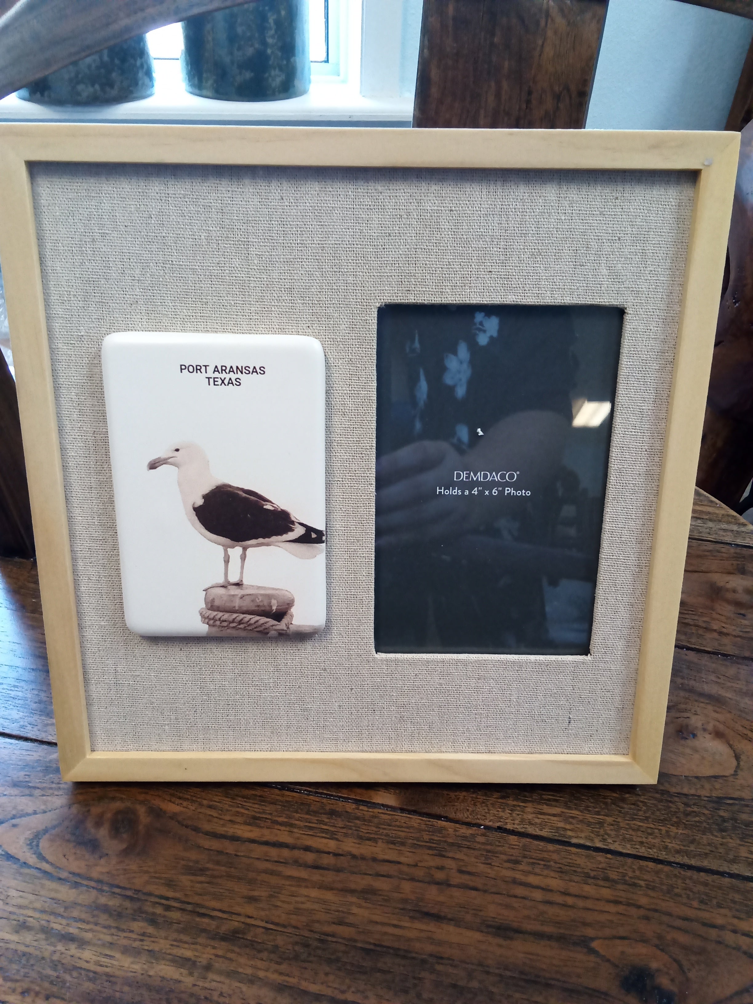 Port Aransas Picture Frame with Tile