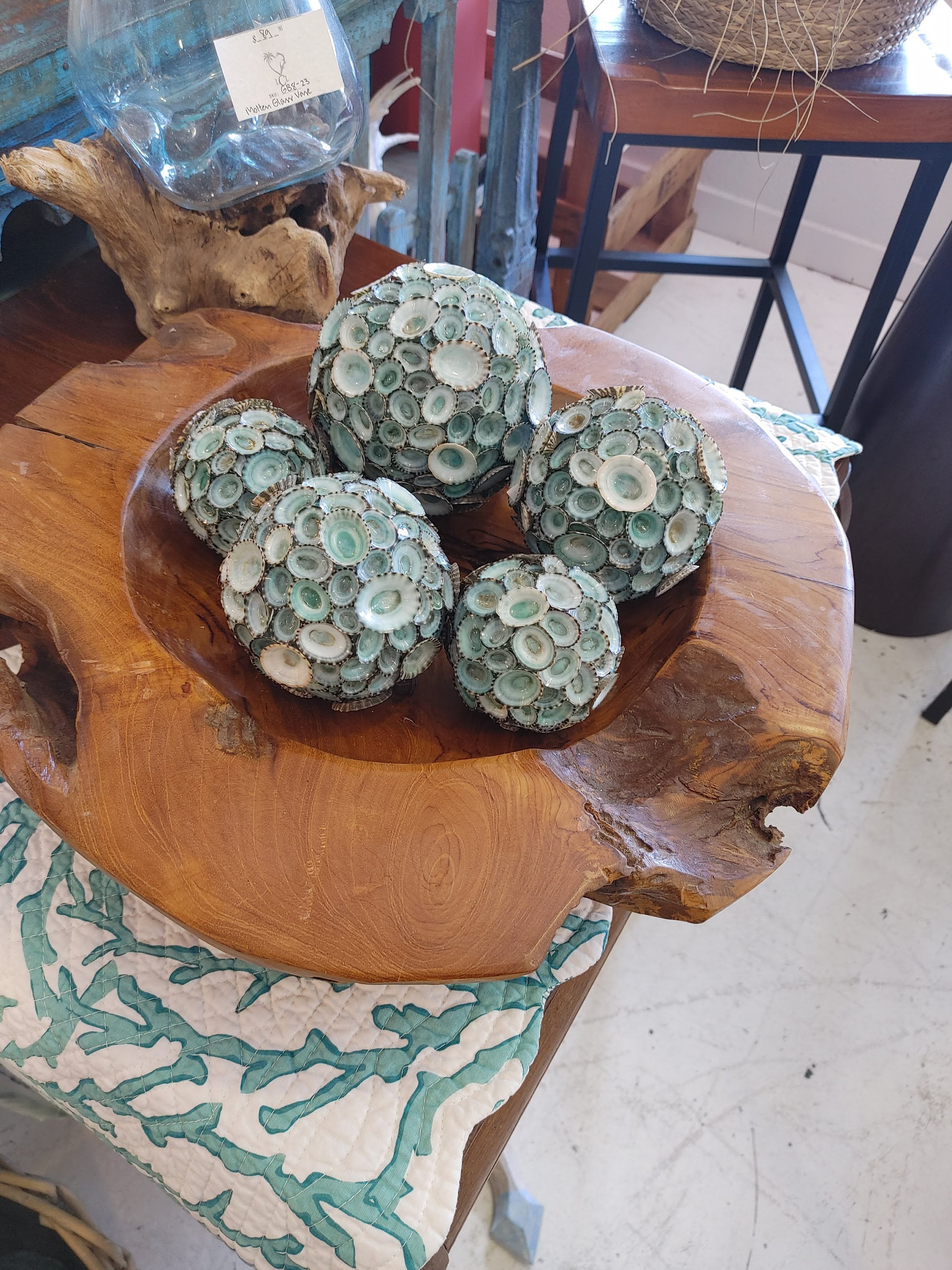 Blue Green Limpet Sphere Ball