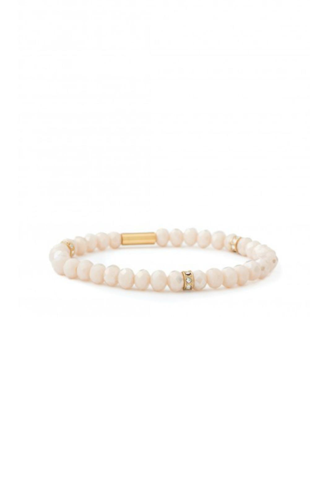 Stretch Bracelet 6mm - Cream