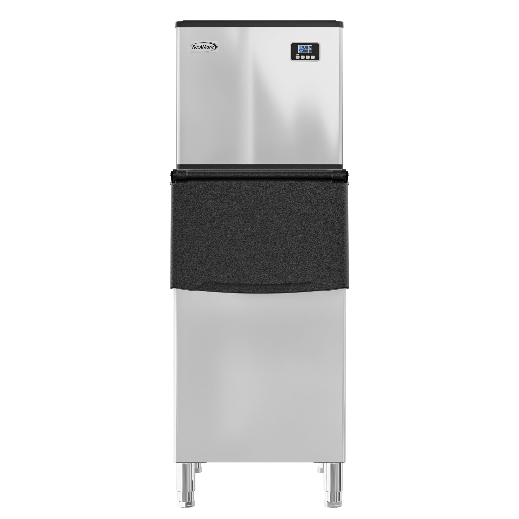 25 in. Stainless-Steel Commercial Ice Maker with Full Cube Production, 420 Lbs/24h KM-CIM-400