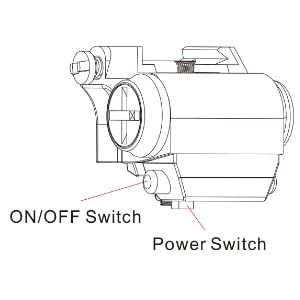 Class IIIA Green Laser Sight Switch