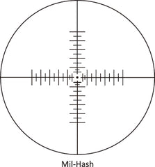 Mil-Hash reticle
