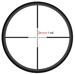 MilDot reticle