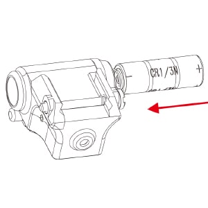 Quick Battery Installation Green Laser Sight