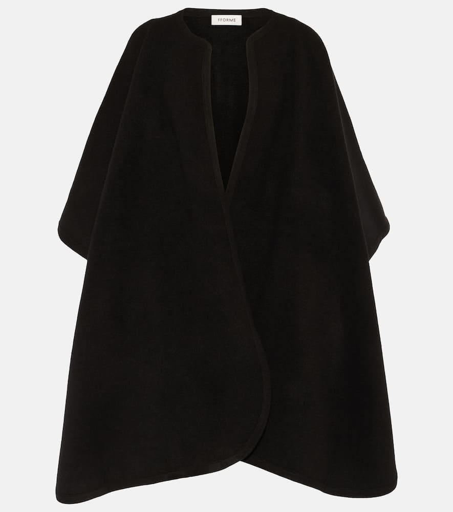 Fforme Camila wool and cashmere cape