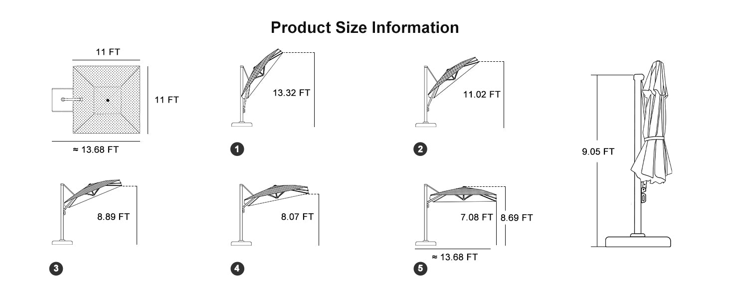 PURPLE-LEAF-Product-Size-Information-11x11-ft-Sqaure