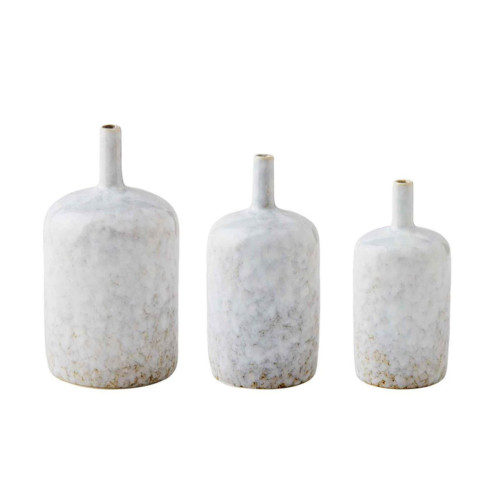 Lg Reactive Long Neck Vase by Mud Pie