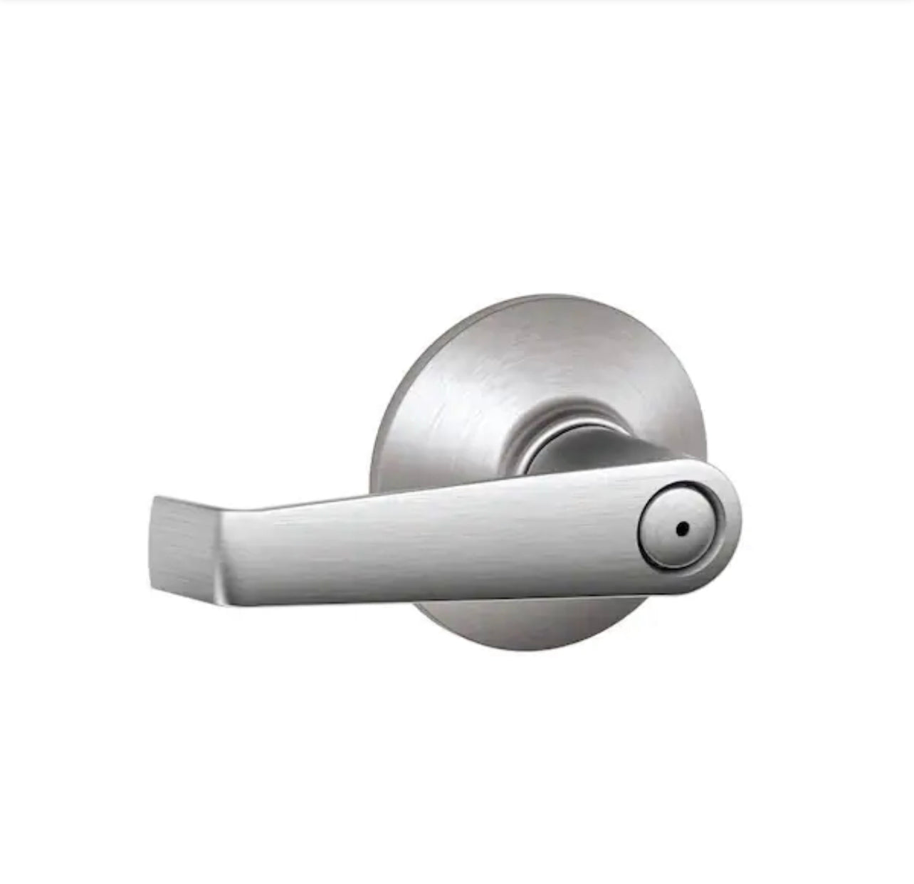 Schlage Elan Satin Chrome Privacy Light Commercial Bed/Bath Door Handle Damaged Box