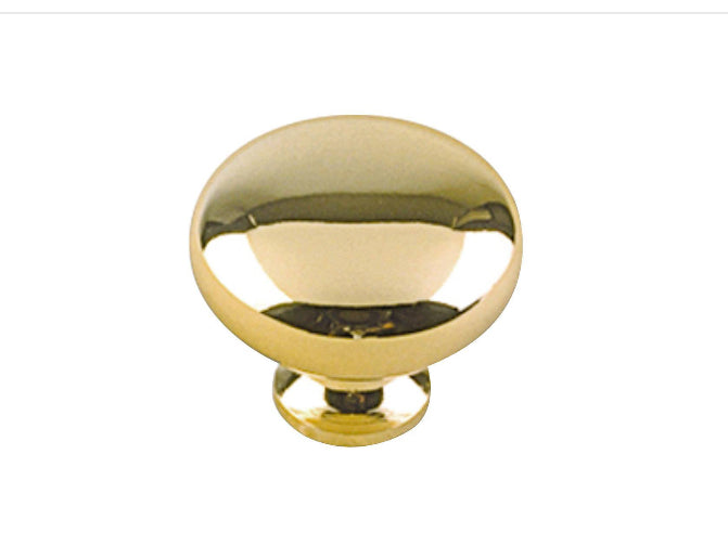 Richelieu Hardware Varennes Collection 1-1/4 in. (32 mm) Brass Traditional Cabinet Knob