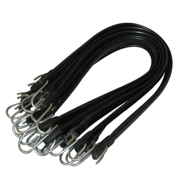 10 Piece 9 Inch Rubber Tie Down