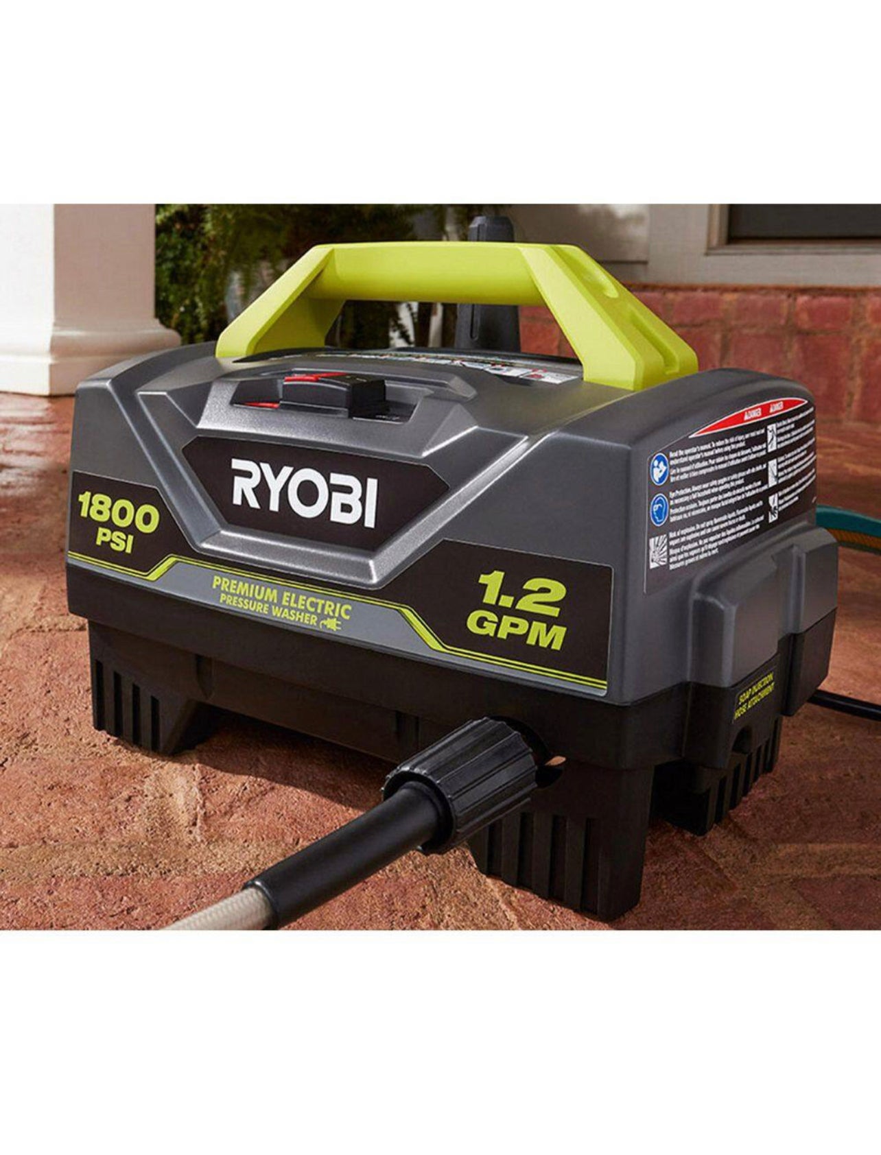 Ryobi 1800 PSI 1.2 GPM Cold Water Electric Pressure Washer Damaged Box