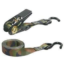 Camouflage Buckle Ratchet Tie Downs 2x20