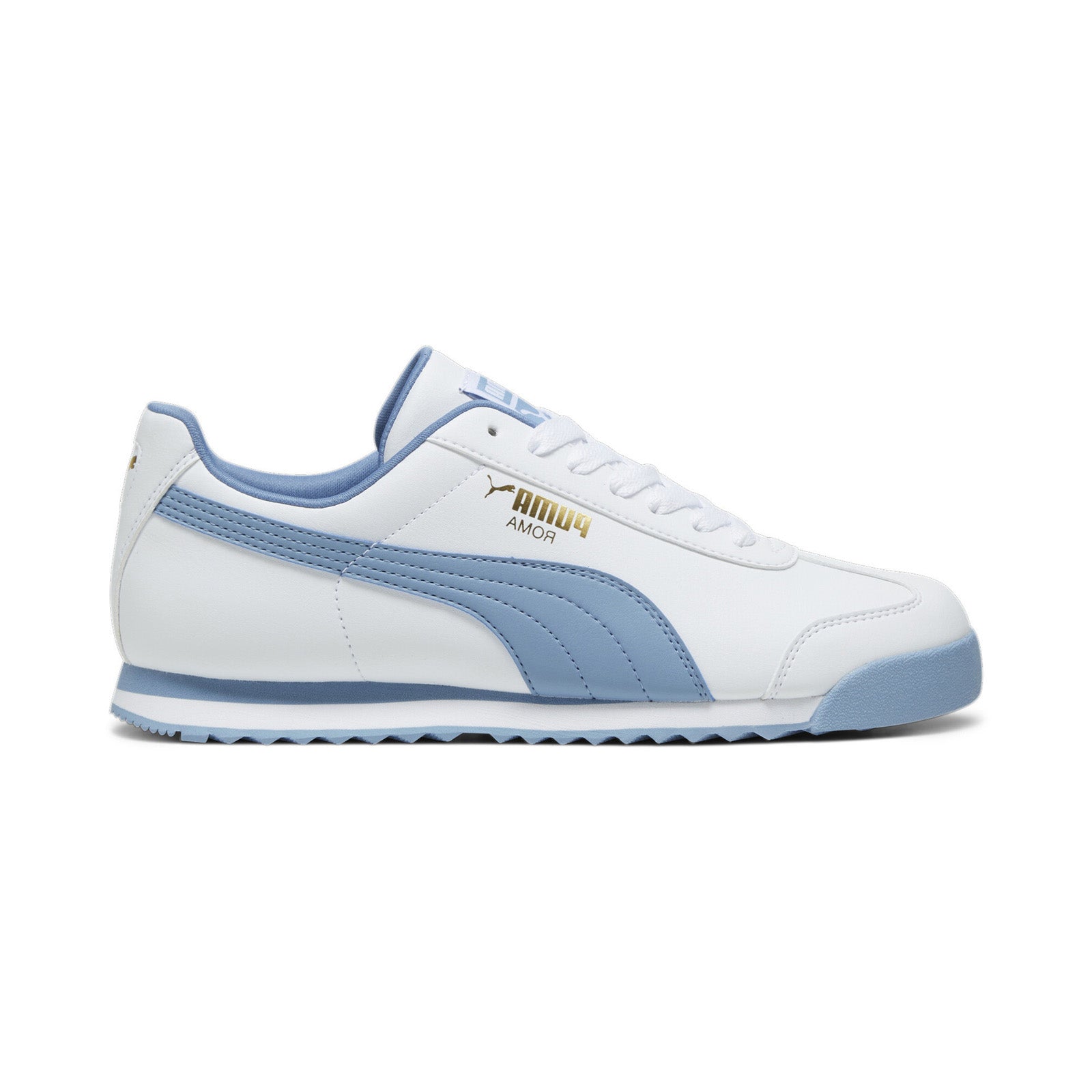 Puma Roma Basic + 36957152 Mens White Leather Lifestyle Sneakers Shoes