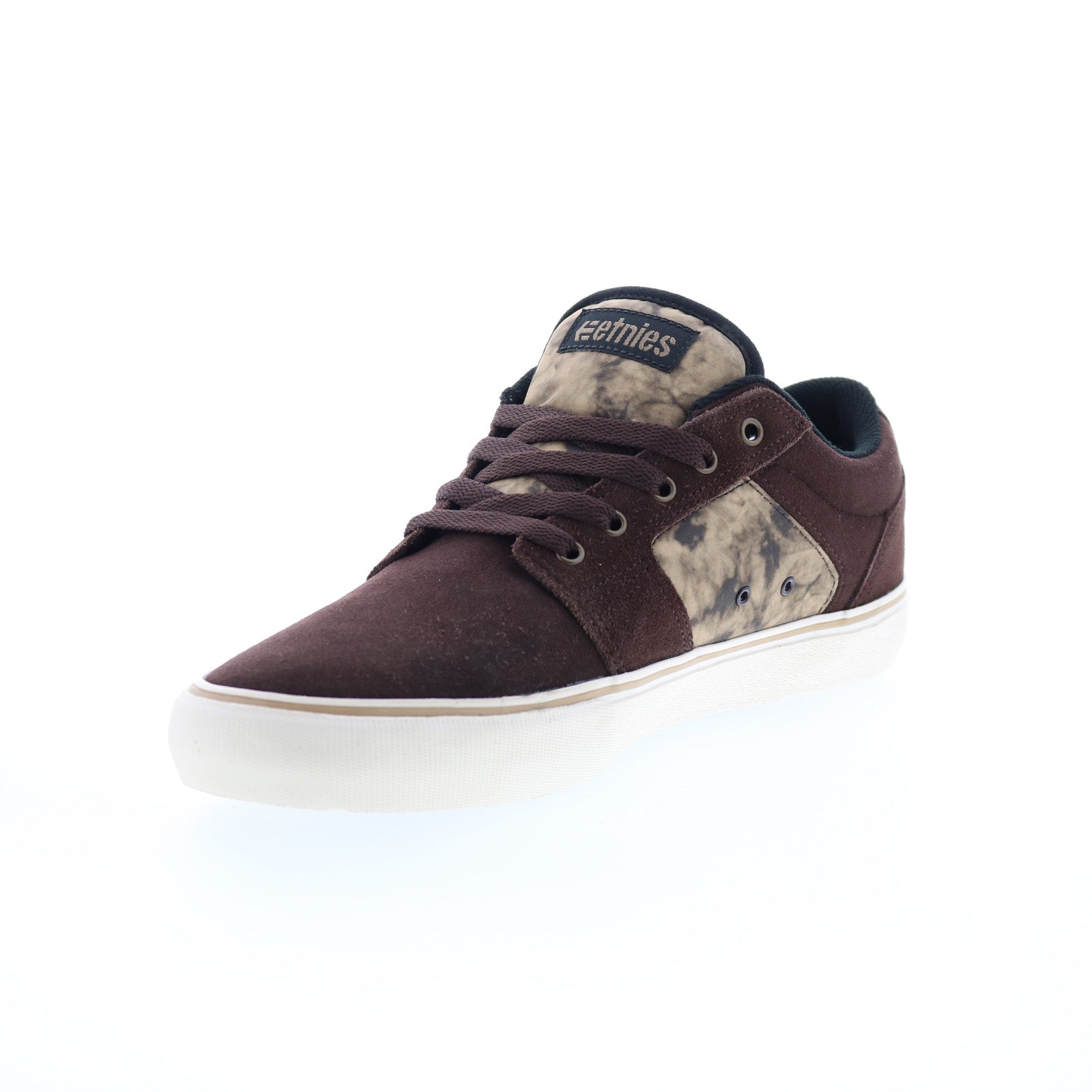 Etnies Barge LS 4101000351216 Mens Brown Suede Skate Inspired Sneakers Shoes