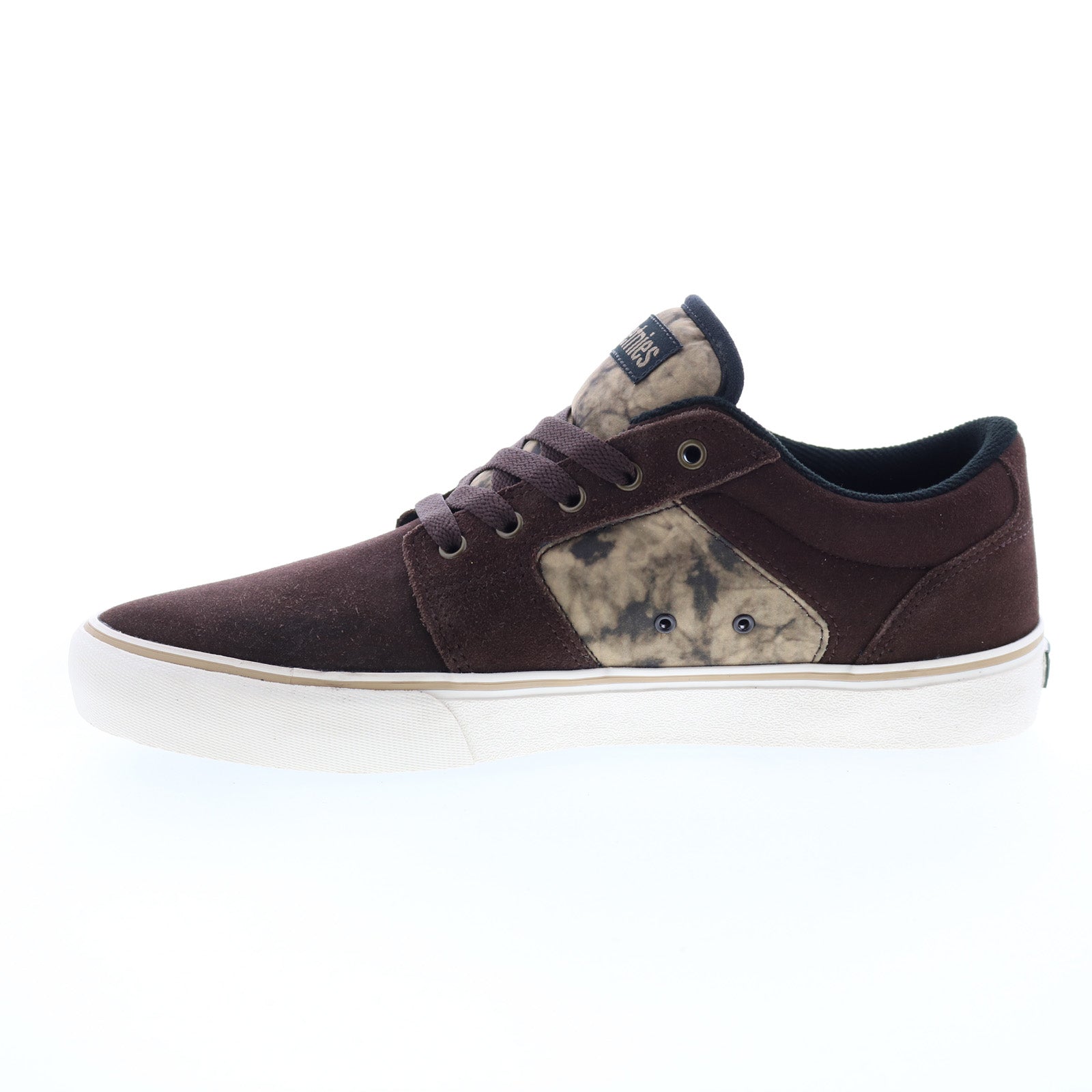 Etnies Barge LS 4101000351216 Mens Brown Suede Skate Inspired Sneakers Shoes