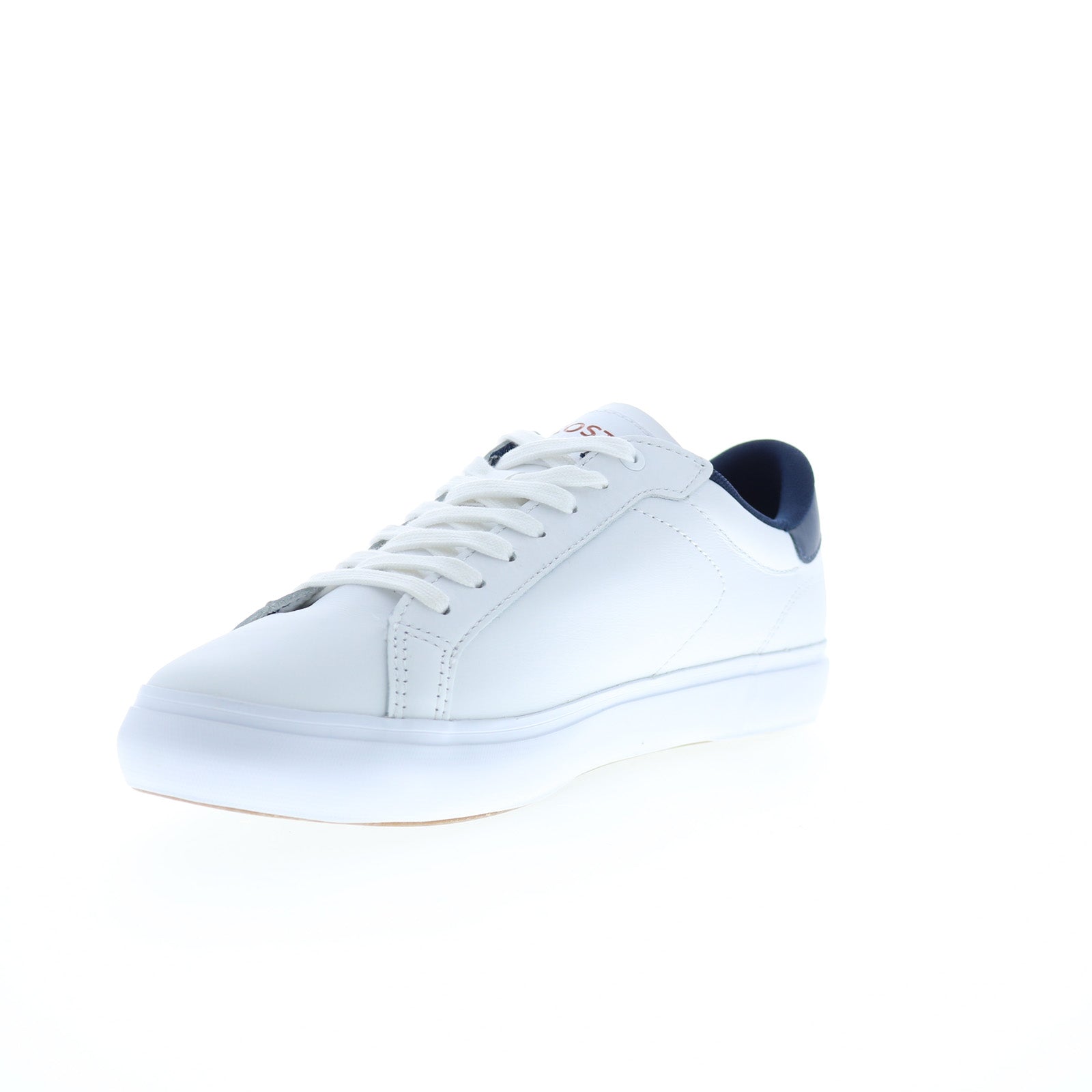 Lacoste Powercourt Tri 22 1 SMA Mens White Leather Lifestyle Sneakers Shoes